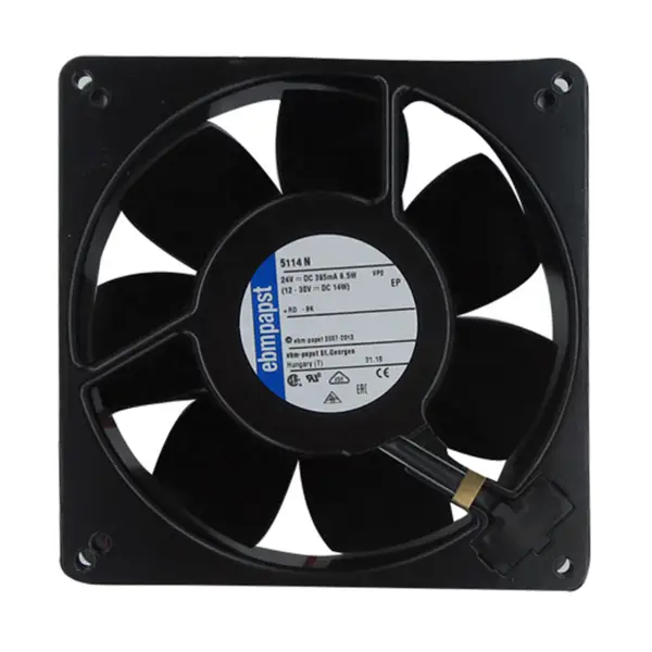 TYP 5114N 24V 9.5W EBM-PAPST 135*135*38 MM ventilator rezistent la temperaturi ridicate