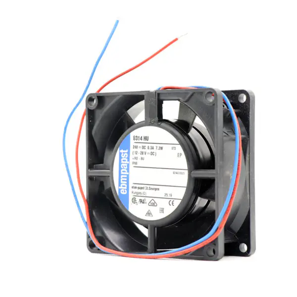 8314HU ebmpapst ventilator 8032 24V 6W 8cm Ventilator de răcire cu invertor Ventilator de răcire cu controler cu palete variabile
