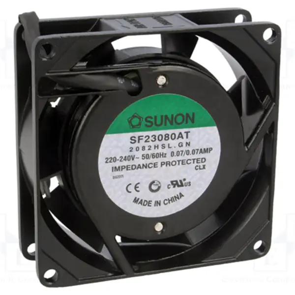 Original SUNON SF23080AT 2082HSL 8025 80*80*25mm 220VAC Ventilator axial de răcire