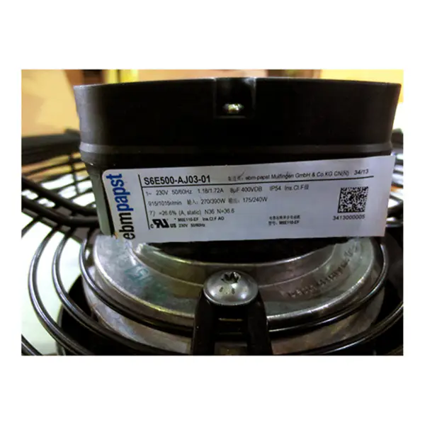 ebmpapst S6E500-AJ03-01 230V 270W 915RPM 1.18A Ventilator cu rotor exterior 500mm A6E500-AJ03-01