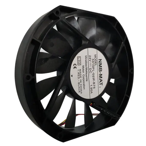 Japonia NMB 5910PL-05W-B76 17025 24V 1.95A ventilator invertor Ventilator răcire server
