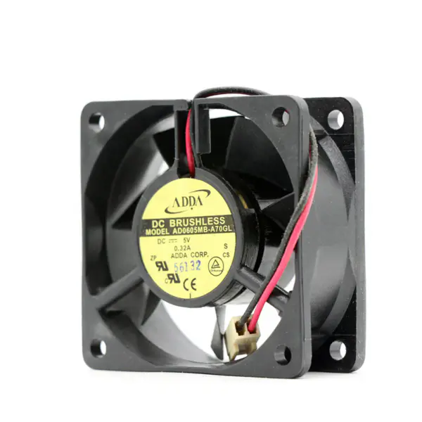 ADDA 6025 6CM AD0605MB-A70GL Rulment cu bile 5v 0.32A 3500RPM 26DBA Ventilator axial de răcire DC