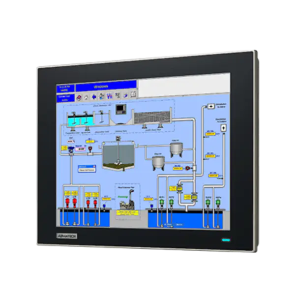 Monitor industrial cu ecran tactil rezistiv Advantech FPM-7121T-R3AE Human Machine Interfaces