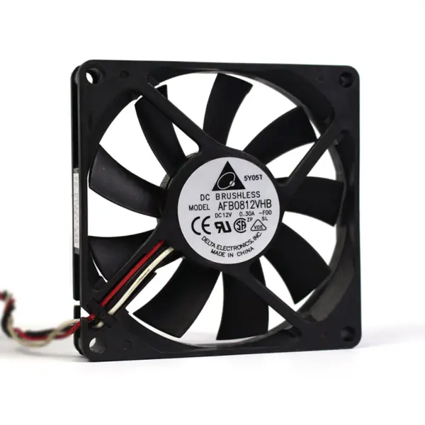 Delta 8CM 8025 12V 0.41A AFB0812VH șasiu alimentare placa de baza detectare ventilator de răcire