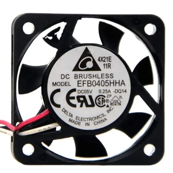 Original Delta EFB0405HHA 5V 0.19A 0.95W 4CM 4010 7000RPM 8.09CFM Ventilator de răcire cu bilă dublă