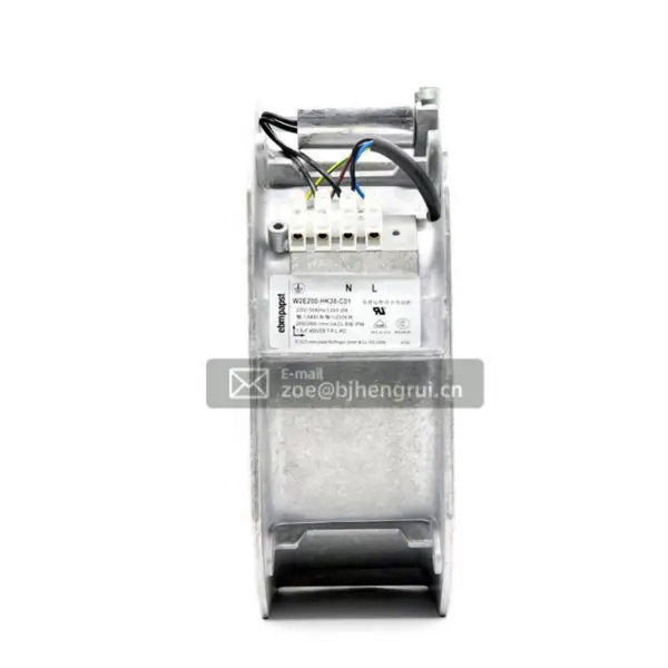 ebmpapst W2E200-HK38-C01 80W 0.29A AC 225*80 mm 230V Ventilator Axial pentru Invertor Fotovoltaic