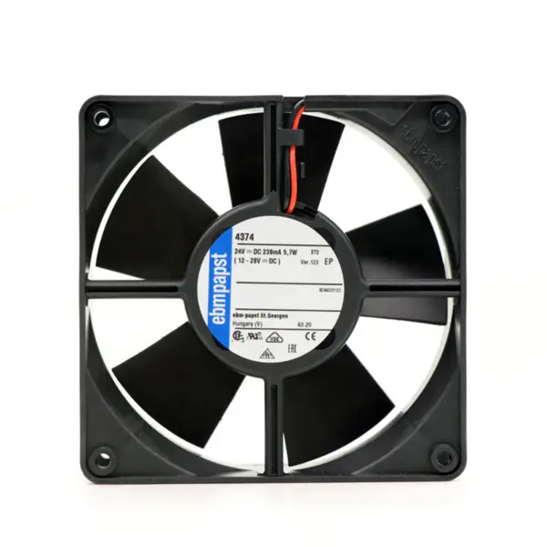 Original nou Ebmpapst MULTIFAN 24VDC 12CM 4374-123 105.9CFM 3000RPM Axial Cooling Fan