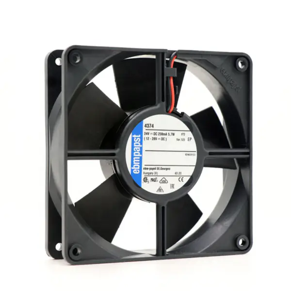 Original nou Ebmpapst MULTIFAN 24VDC 12CM 4374-123 105.9CFM 3000RPM Axial Cooling Fan