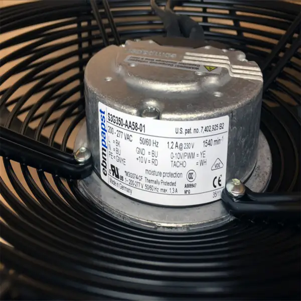 ebmpapst S3G350-AA58-01 230V 1.2A rotor extern IP44 ventilator rezistent la apă