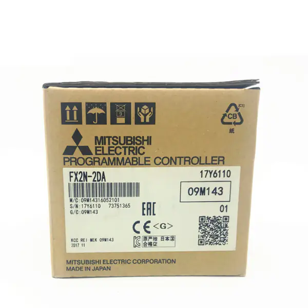 Vânzare la cald Mitsubishi FX2N Seria PLC FX2N 2DA Modul de ieșire analogică FX2N-2DA