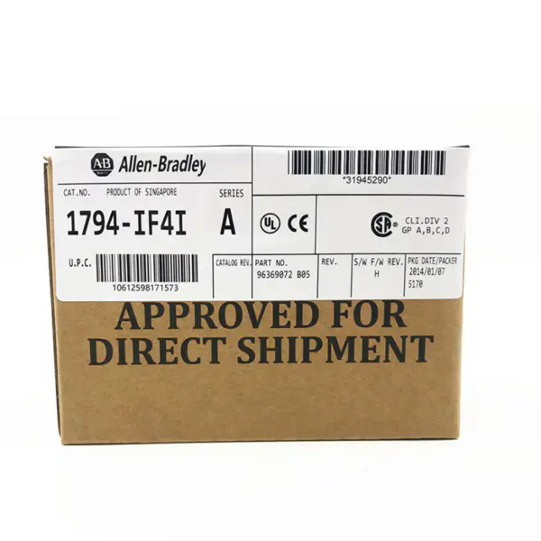 Allen-Bradley 1794 PLC Flex I/O 4 intrări izolate Modul analogic 1794-IF4I