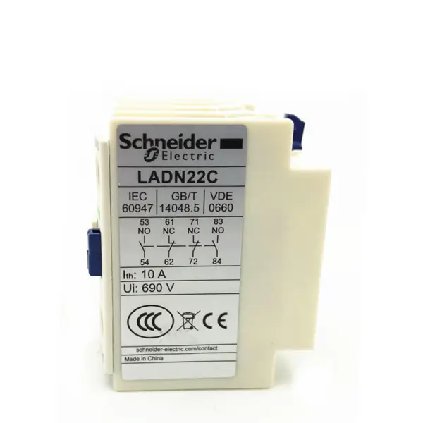 TeSys Seria LADN Bloc de contacte auxiliare LADN22C pentru Schneider