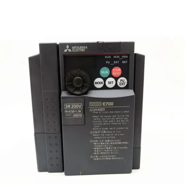 1.5 KW Mitsubishi 3 Phase AC to DC Power Frequency Inverter Drive Series 1.5KW FR-E720-1.5K Manual Guangzhou