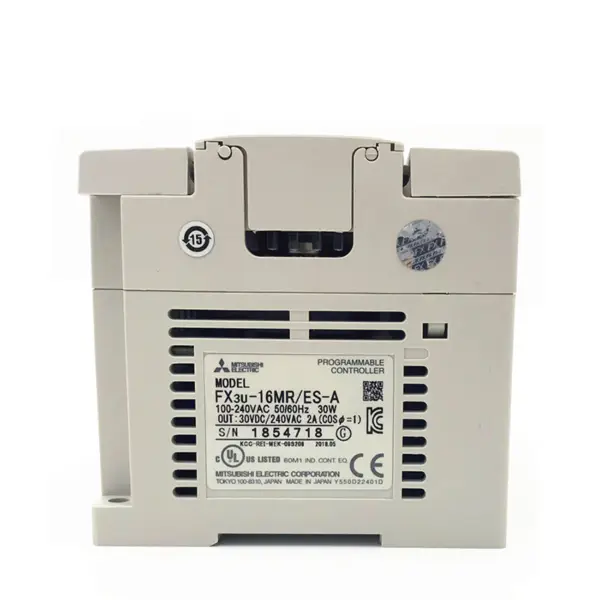 FX3U-16MR/ES-A Mitsubishi FX3U-16 FX3U-16M FX3U-16MR FX3U 16MR ES A Unități principale PLC cu 16 I/O