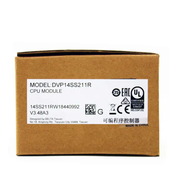 Delta DVP SS 14 SS2 14SS211R PLC 14SS2 DVP-14SS2 Modul CPU digital DVP14SS211R cu intrare RS232 Pachet industrial Ect