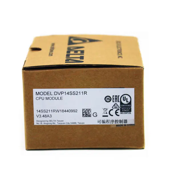 Delta DVP SS 14 SS2 14SS211R PLC 14SS2 DVP-14SS2 Modul CPU digital DVP14SS211R cu intrare RS232 Pachet industrial Ect