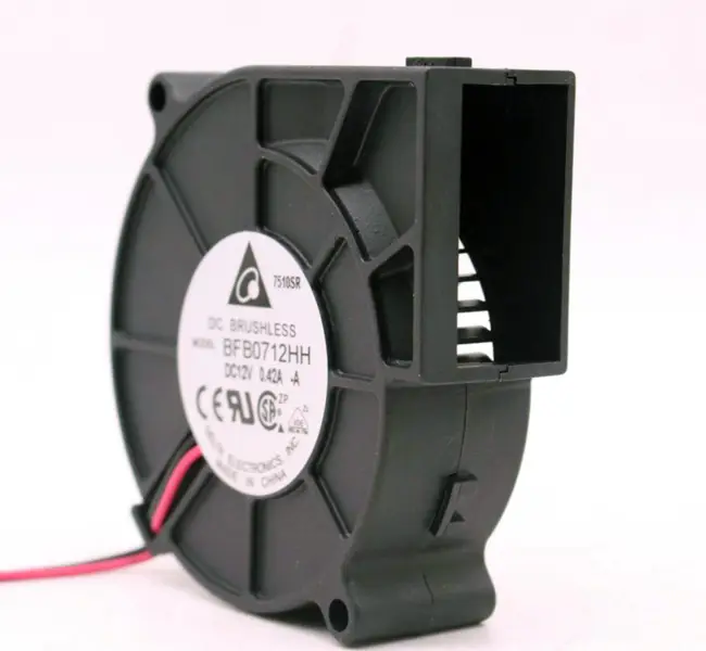 Delta BFB0712HH 7525 12V turbină 0.42A ventilator 7.5CM ventilator de răcire