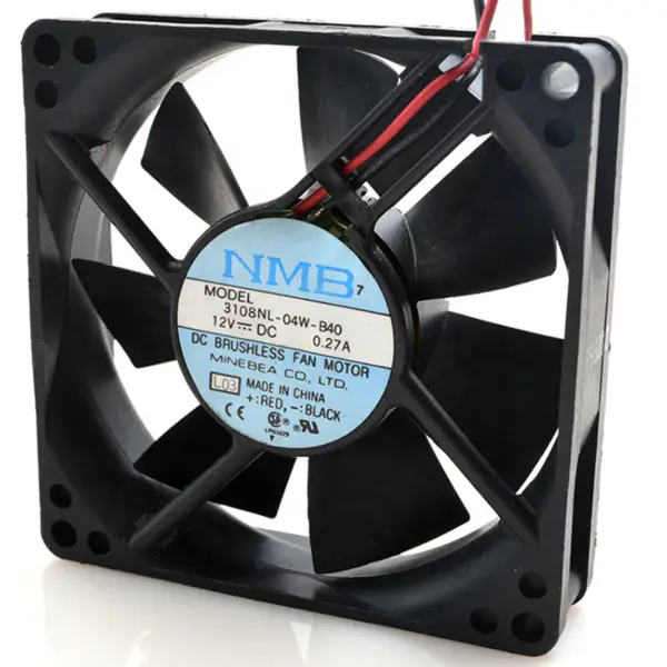 NMB 3108NL-04W-B40 DC 12V 0.19A 80*80*20mm ventilator de răcire șasiu