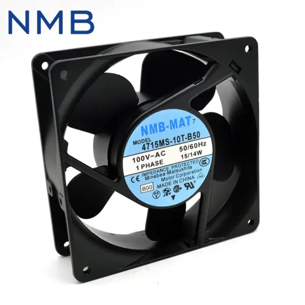 4715MS-10T-B50-B00 - Ventilator axial NMB, 100 V, 119*119*38MM