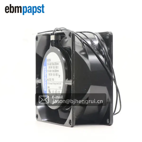 TYP 8500N Debit de aer 61m3 /h 3200rpm Ebm papst Ventilator 115V 80 * 80 * 38mm Metal complet de răcire Fam Cabinet Șasiu Disiparea căldurii