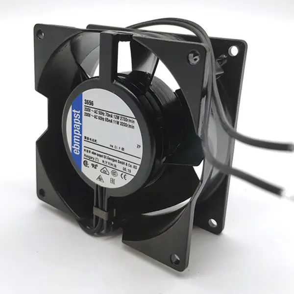 50hz 230V 0.05A 8.5W 2400 1/min 68m3 / h 92*92*38mm ebmpapst 3556 Ventil Axial