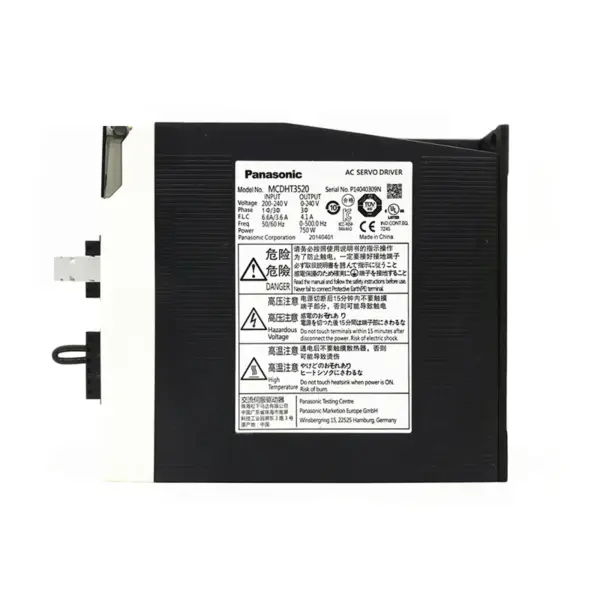 750W Panasonic A5 seria AC Servo Drive MINAS A5 MCDHT3520