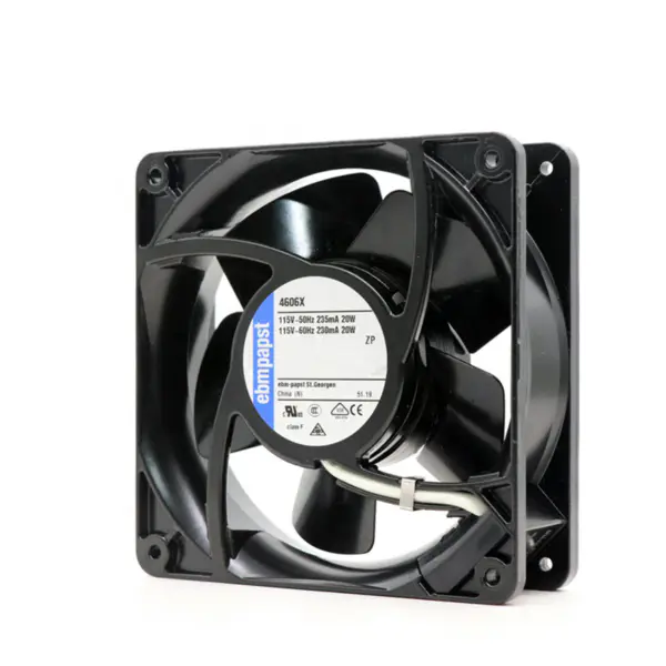 dimensiuni 119 x 119 x 38mm 115 V AC debit de aer 180m3 / h 3100rpm 4606X ebmpapst ventilator de răcire