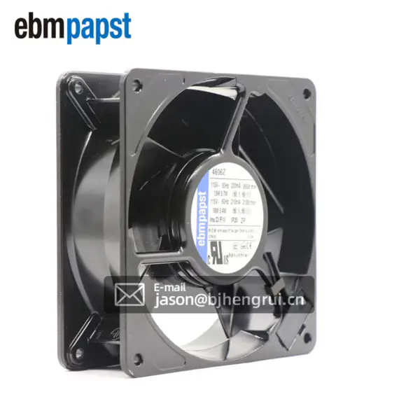 dimensiuni 120 x 120x 38mm 115 V AC Debit de aer 180 m3 /h 3100rpm 4606Z ebmpapst ventilator de răcire