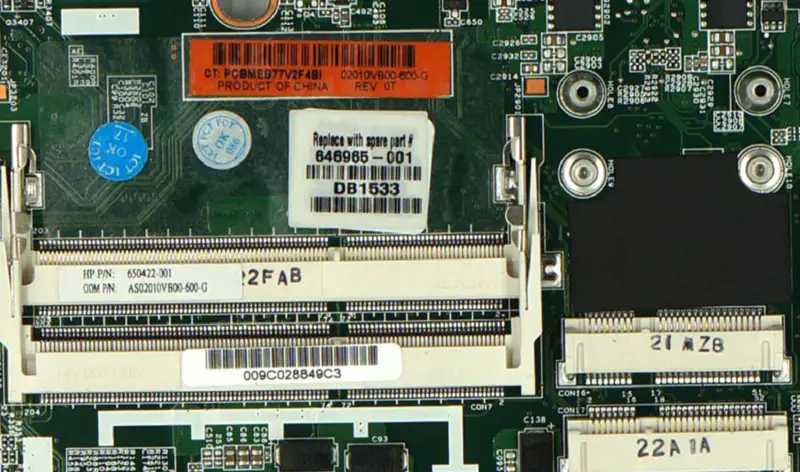Placa de bază HP 646965-001 8560P 6560B QM67
