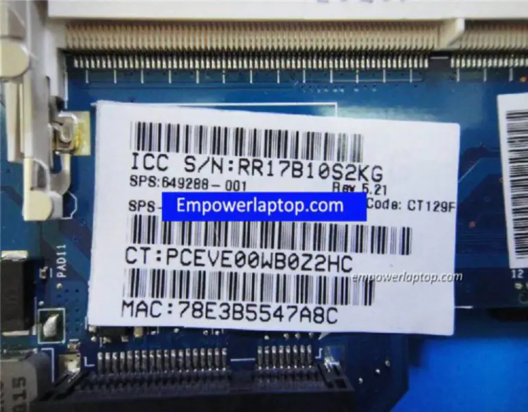 HP G6 G6-1000 G6-2000 649288-001 Placă de bază