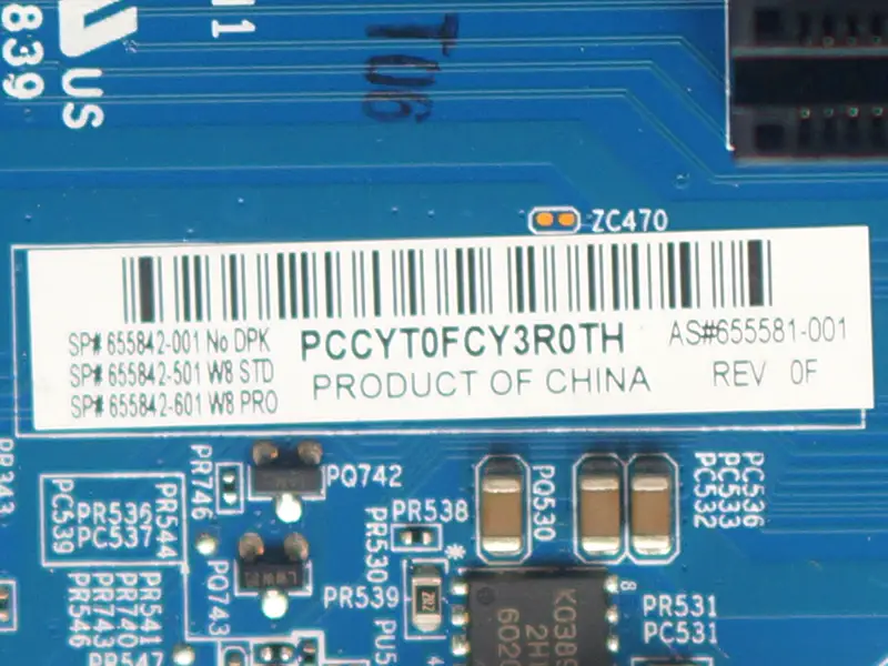 HP Z220 CMT 655842-001 655581-001 Placa de bază a stației de lucru