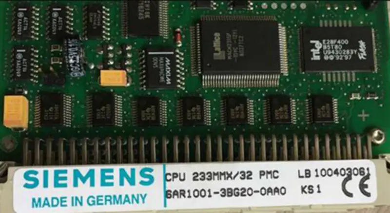 SIEMENS CPU 233MMX 32 PMC 6AR1001-3BG20-0AA0 Echipament industrial placă de bază