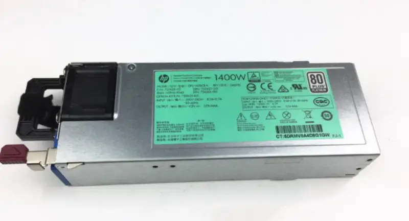 Sursă de alimentare HP 1400W Flex Slot Platinum Plus Hot Plug 720620-B21 733427-001 754383-001 HSTNS-PF43
