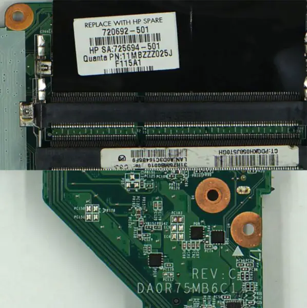 HP 720692-501 720692-001 15 Placă de bază