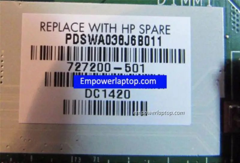 HP 14 TOUCHSMART A6-5200 727200-501 Placă de bază