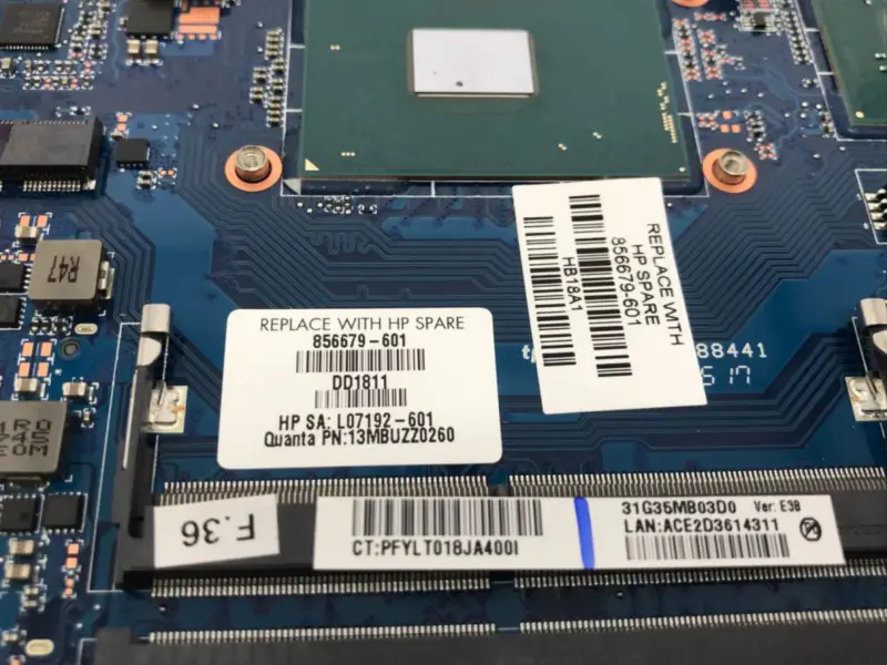 HP 15-AX 15-BC 856679-001 856679-501 856679-601 DAG35AMB8E0 Placă de bază