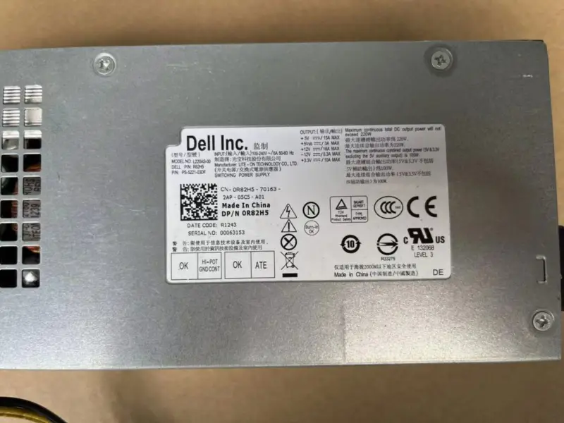 Dell DPS-220UB A L220AS-00 Sursă de alimentare