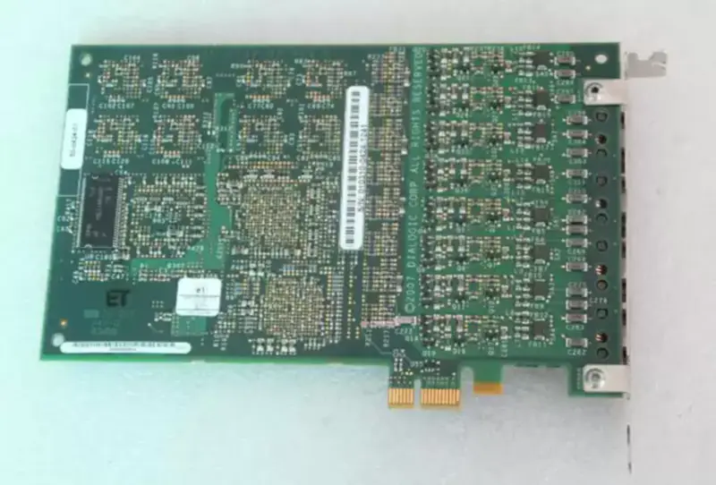 Dialogic Corp Voice Card 885E-DIVAA Diva Analog-8 PCIE placă de bază industrială