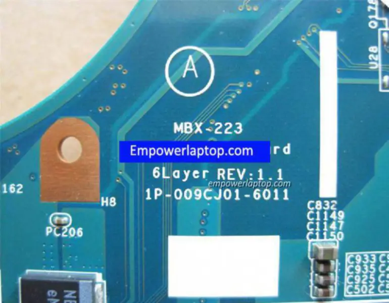 Placă de bază Sony MBX-223 M960 6Layer 1P-009CJ01-6011 A1771573A