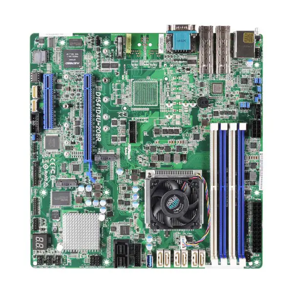 Asrock D1541d4u-2o8r Ddr4 128gb U-atx Suport Procesor Xeon D1541