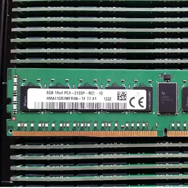 2pcs Hma41gr7mfr4n-tf Ram Pentru Sk Hynix 8gb Ddr4 2133mhz Ecc Reg 1rx4 Pc4-2133p Server Memorie
