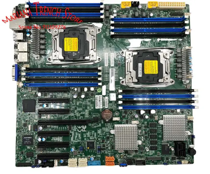 X10drh-c pentru placa de bază Supermicro Lga2011 E5-2600 V4/v3 Family Ddr4 Dual Port Gbe Lan Sas3 (12gbps) Ipmi 2.0