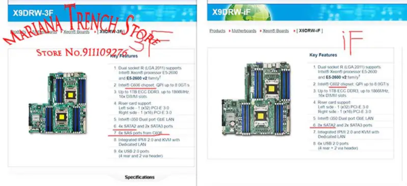 Placă de bază Supermicro X9drw-if