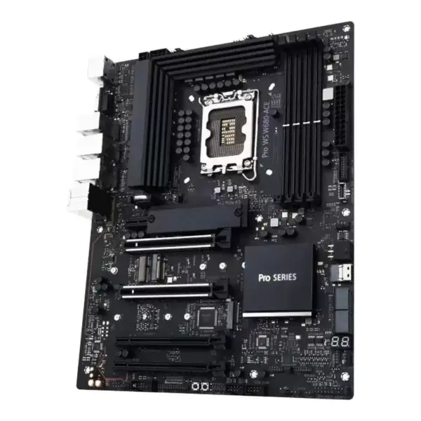 Pro Ws W680-ace Atx Placă de bază pentru stație de lucru Lga 1700 Procesoare Core de generația a 12-a/13-a