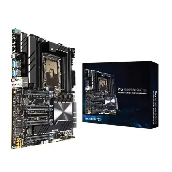 Pro Ws C621-64l Sage/10g Placă de bază pentru stație de lucru Lga3647 Procesoare scalabile Xeon de generația 1/2