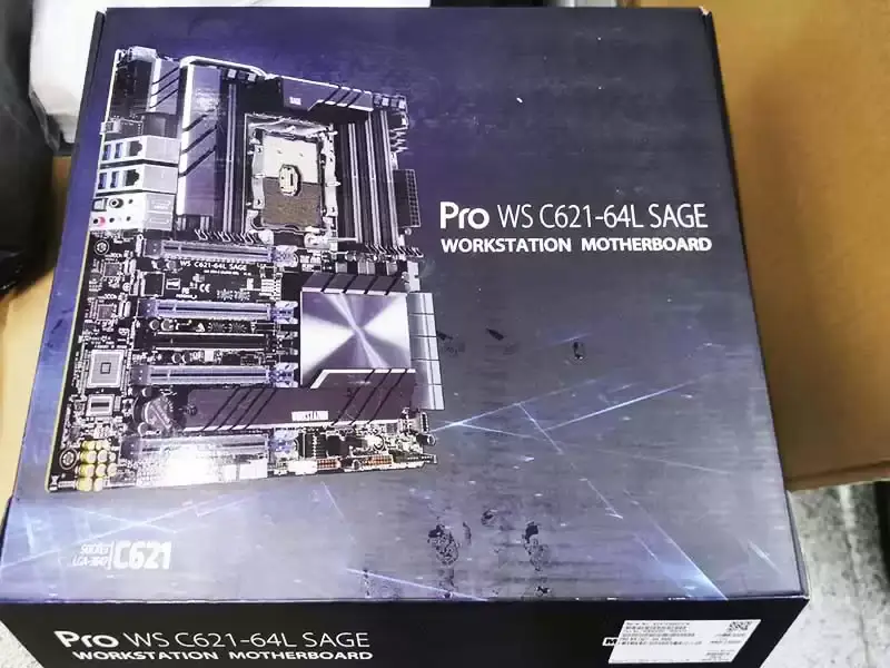 Pro Ws C621-64l Sage Placă de bază pentru stație de lucru Lga3647 Procesoare scalabile Xeon de generația 1/2