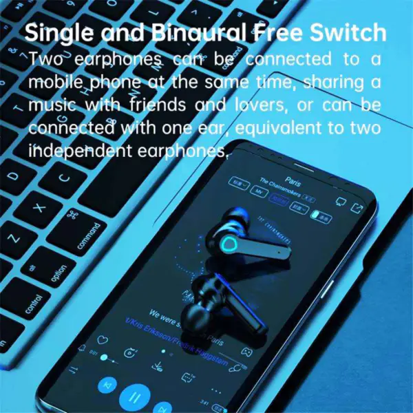 Amazons Hot Sale M19 Tws 5.0 Sport Earbuds Noise Cancelling Ear Buds Wireless Bt 5.1 Căști Căști cu microfon