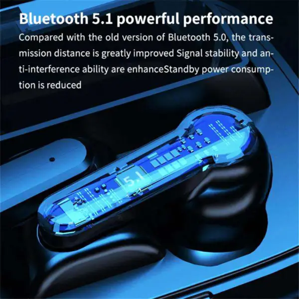 Amazons Hot Sale M19 Tws 5.0 Sport Earbuds Noise Cancelling Ear Buds Wireless Bt 5.1 Căști Căști cu microfon