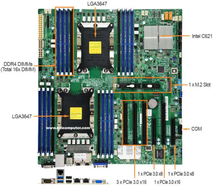 Placă de bază Supermicro X11DPi-NT