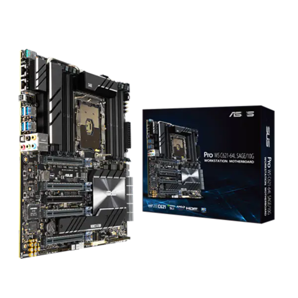 Asus C621 C621e Placă de bază Lga 3647 Pro Ws C621 64l Sage 10g